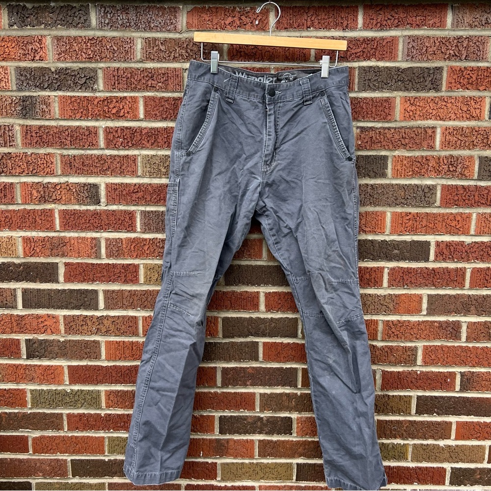 Wrangler Dark Gray Straight Leg Cargo Outdoor Pants